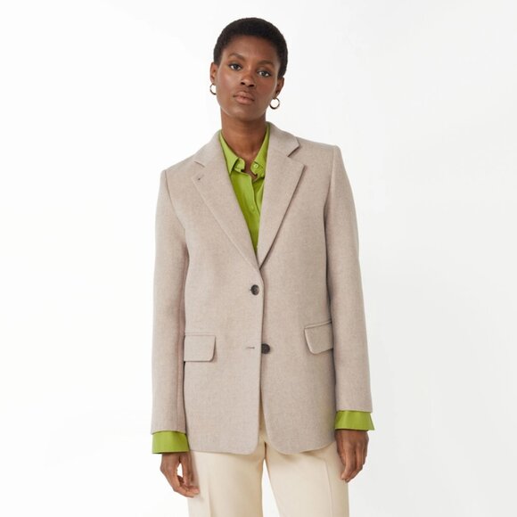 & Other Stories Jackets & Blazers - & Other Stories Felted Blazer in Beige, size 44. Fits like size 12